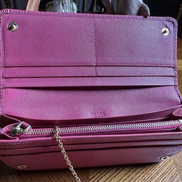 Prada Saffiano Women Long Wallet - Picture 8 of 9
